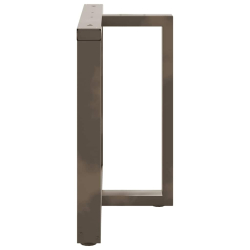 Nogi do stołu jadalnianego, 2 szt., 100x35x(72-73) cm, stal