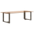 Nogi do stołu jadalnianego, 2 szt., 100x35x(72-73) cm, stal