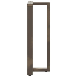 Nogi do stołu barowego, 2 szt., 40x35x(110-111) cm, stal
