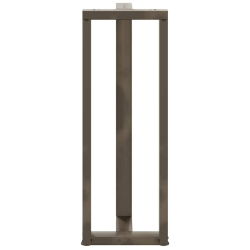 Nogi do stołu barowego, 2 szt., 40x35x(110-111) cm, stal