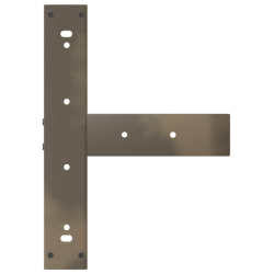 Nogi do stołu barowego, 2 szt., 40x35x(110-111) cm, stal