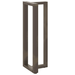 Nogi do stołu barowego, 2 szt., 50x35x(110-111) cm, stal