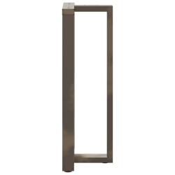Nogi do stołu barowego, 2 szt., 50x35x(110-111) cm, stal