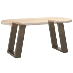 Nogi do stolika kawowego, 2 szt., naturalna stal, 28x(42-43) cm