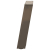 Nogi do stolika kawowego, 2 szt., naturalna stal, 28x(42-43) cm