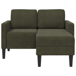 Sofa 2-osobowa z szezlongiem w kształcie litery L