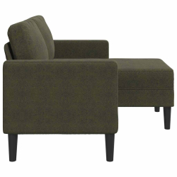 Sofa 2-osobowa z szezlongiem w kształcie litery L