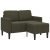 Sofa 2-osobowa z szezlongiem w kształcie litery L