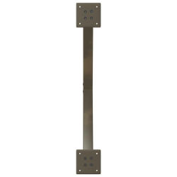 Nogi do stolika kawowego, 2 szt., naturalna stal, 70x(30-31) cm