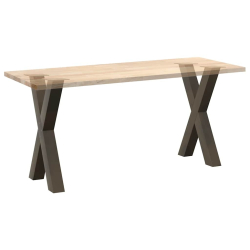 Nogi do stołu jadalnianego, 2 szt., 60x(72-73) cm, stal
