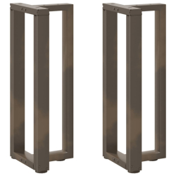 Nogi do stołu konsolowego, 2 szt., 25x28x(72-73) cm, stal