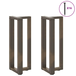 Nogi do stołu konsolowego, 2 szt., 25x28x(72-73) cm, stal