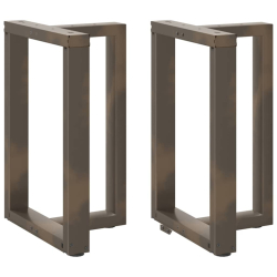 Nogi do stołu jadalnianego, 2 szt., 60x35x(72-73) cm, stal