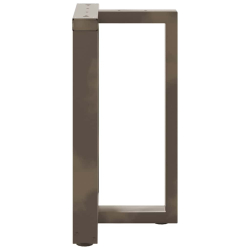 Nogi do stołu jadalnianego, 2 szt., 60x35x(72-73) cm, stal