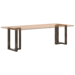 Nogi do stołu jadalnianego, 2 szt., 60x35x(72-73) cm, stal