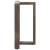 Nogi do stołu jadalnianego, 2 szt., 60x35x(72-73) cm, stal