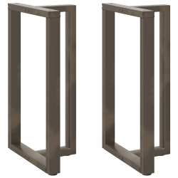Nogi do stołu barowego, 2 szt., 60x35x(100-101) cm, stal