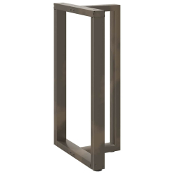 Nogi do stołu barowego, 2 szt., 60x35x(100-101) cm, stal
