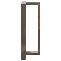 Nogi do stołu barowego, 2 szt., 60x35x(100-101) cm, stal