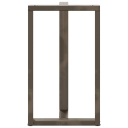 Nogi do stołu barowego, 2 szt., 60x35x(100-101) cm, stal
