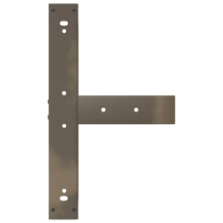 Nogi do stołu barowego, 2 szt., 60x35x(100-101) cm, stal