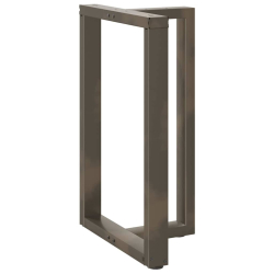 Nogi do stołu barowego, 2 szt., 60x35x(90-91)cm, stal