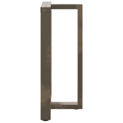 Nogi do stołu barowego, 2 szt., 60x35x(90-91)cm, stal