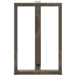 Nogi do stołu barowego, 2 szt., 60x35x(90-91)cm, stal