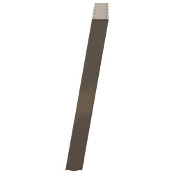 vidXL Nogi do stołu jadalnianego, 2 szt., 100x(72-73) cm, stal