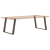 vidXL Nogi do stołu jadalnianego, 2 szt., 100x(72-73) cm, stal