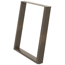 vidXL Nogi do stołu jadalnianego, 2 szt., 70x(72-73) cm, stal