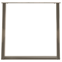 vidXL Nogi do stołu jadalnianego, 2 szt., 70x(72-73) cm, stal