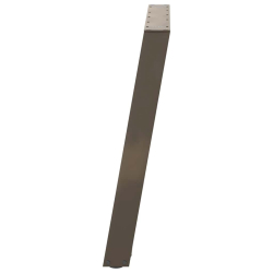vidXL Nogi do stołu jadalnianego, 2 szt., 70x(72-73) cm, stal