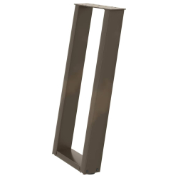 Nogi do stołu konsolowego, 2 szt., 38x(72-73) cm, stal