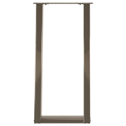 Nogi do stołu konsolowego, 2 szt., 38x(72-73) cm, stal