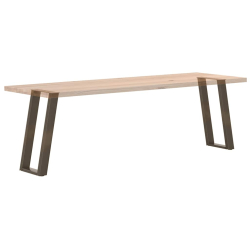 Nogi do stołu konsolowego, 2 szt., 38x(72-73) cm, stal