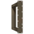 Nogi do stołu konsolowego, 2 szt., 38x(72-73) cm, stal