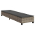 Leżak z poduszkami Szary 55x200x25,5cm Polirattan