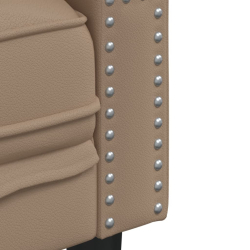 2-cz. zestaw wypoczynkowy Chesterfield, cappuccino, ekoskóra