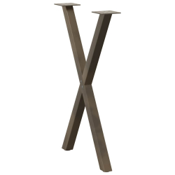 Nogi do stołu jadalnianego, 2 szt., 57x(72-73) cm, stal