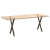 Nogi do stołu jadalnianego, 2 szt., 57x(72-73) cm, stal