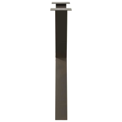Nogi do stołu jadalnianego, 2 szt., 80x(72-73) cm, stal