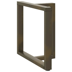 Nogi do stołu jadalnianego, 2 szt., 80x35x(72-73) cm, stal