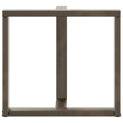 Nogi do stołu jadalnianego, 2 szt., 80x35x(72-73) cm, stal