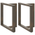 Nogi do stołu jadalnianego, 2 szt., 80x35x(72-73) cm, stal