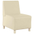 Sofa Fotel Kremowy 55 cm Skóra ekologiczna