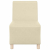 Sofa Fotel Kremowy 55 cm Skóra ekologiczna