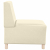 Sofa Fotel Kremowy 55 cm Skóra ekologiczna