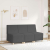 Sofa Fotel Ciemnoszary 55 cm Tkanina Corduroy