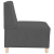 Sofa Fotel Ciemnoszary 55 cm Tkanina Corduroy